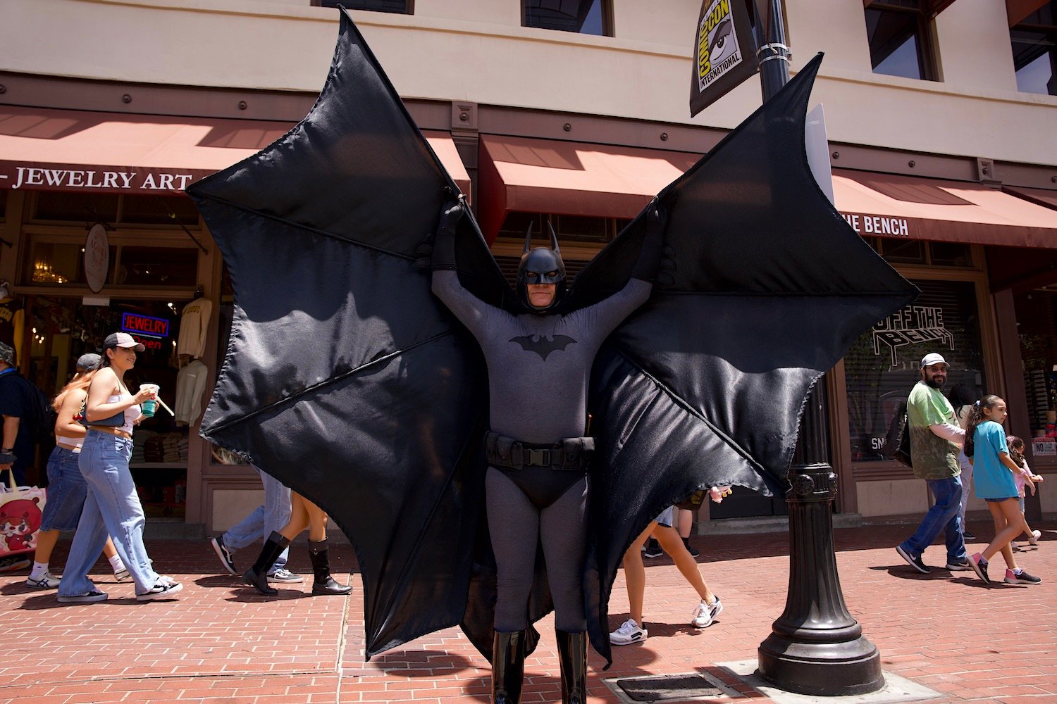 2025 San Diego Comic-Con cosplay dressed as Batman