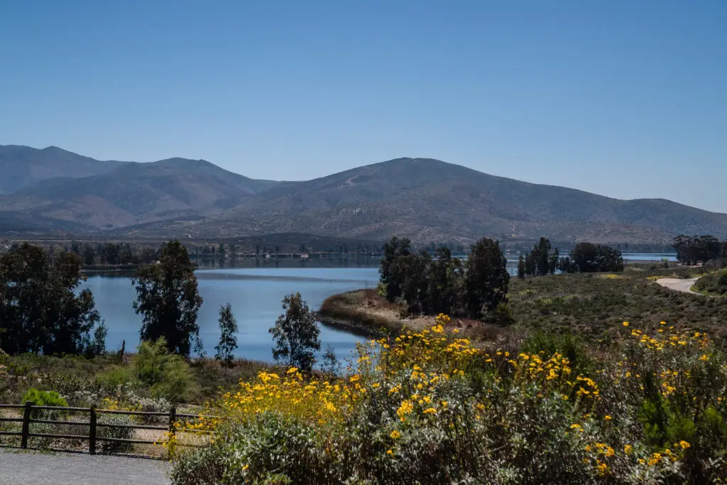 View of Chula Vista's Otay Lakes in San Diego