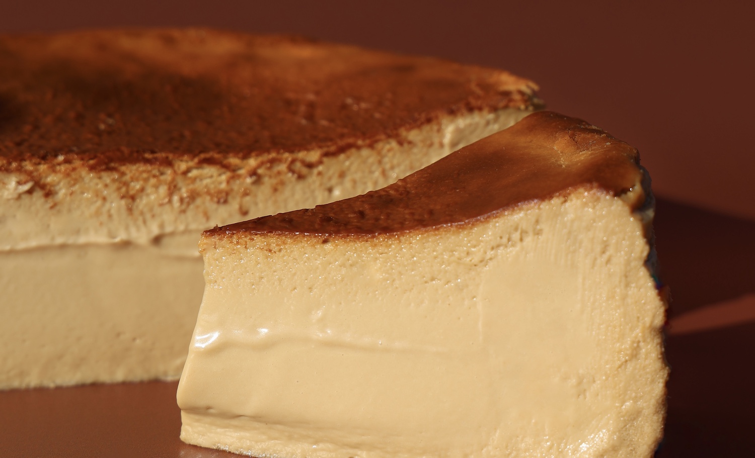 Basque cheescake from Ukrainian bakery Muse Cheesecakes which is opening its first location in East Village in 2026