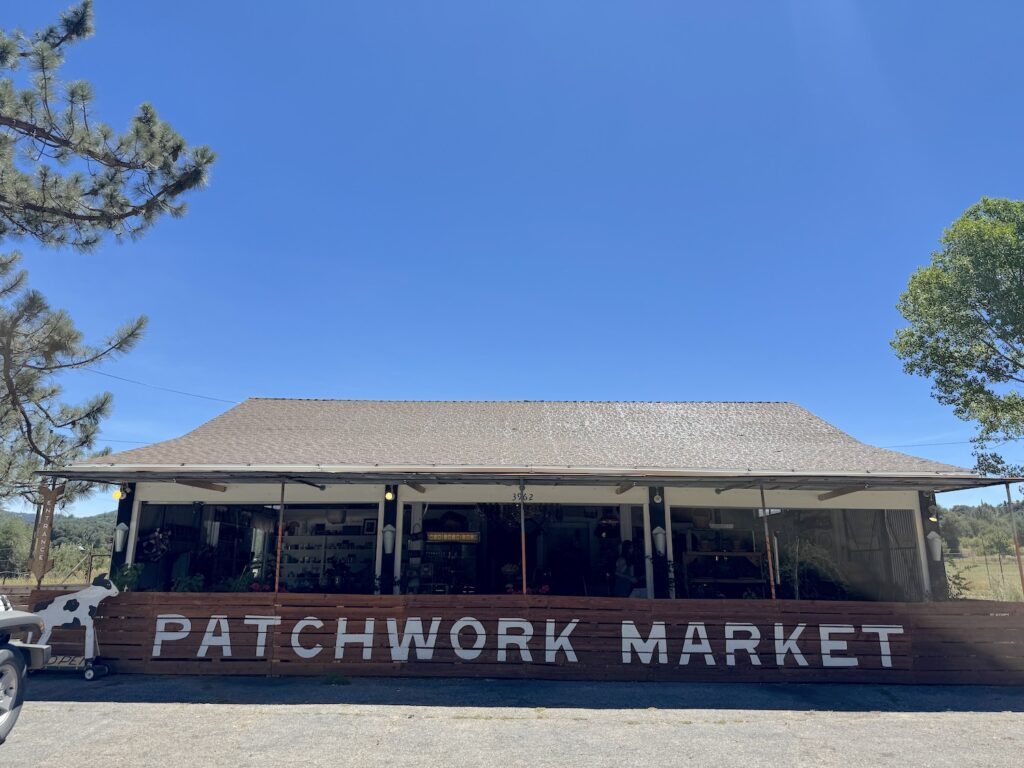 Exterior of new Julian, San Diego shop Patchwork Market