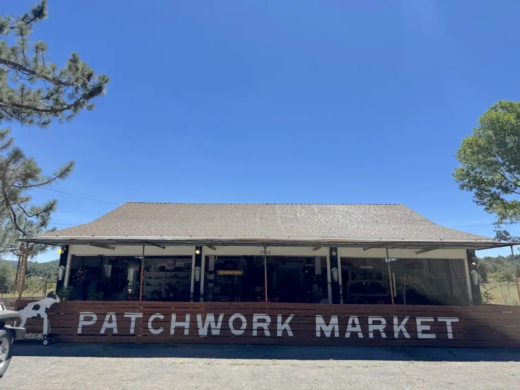 Exterior of new Julian, San Diego shop Patchwork Market