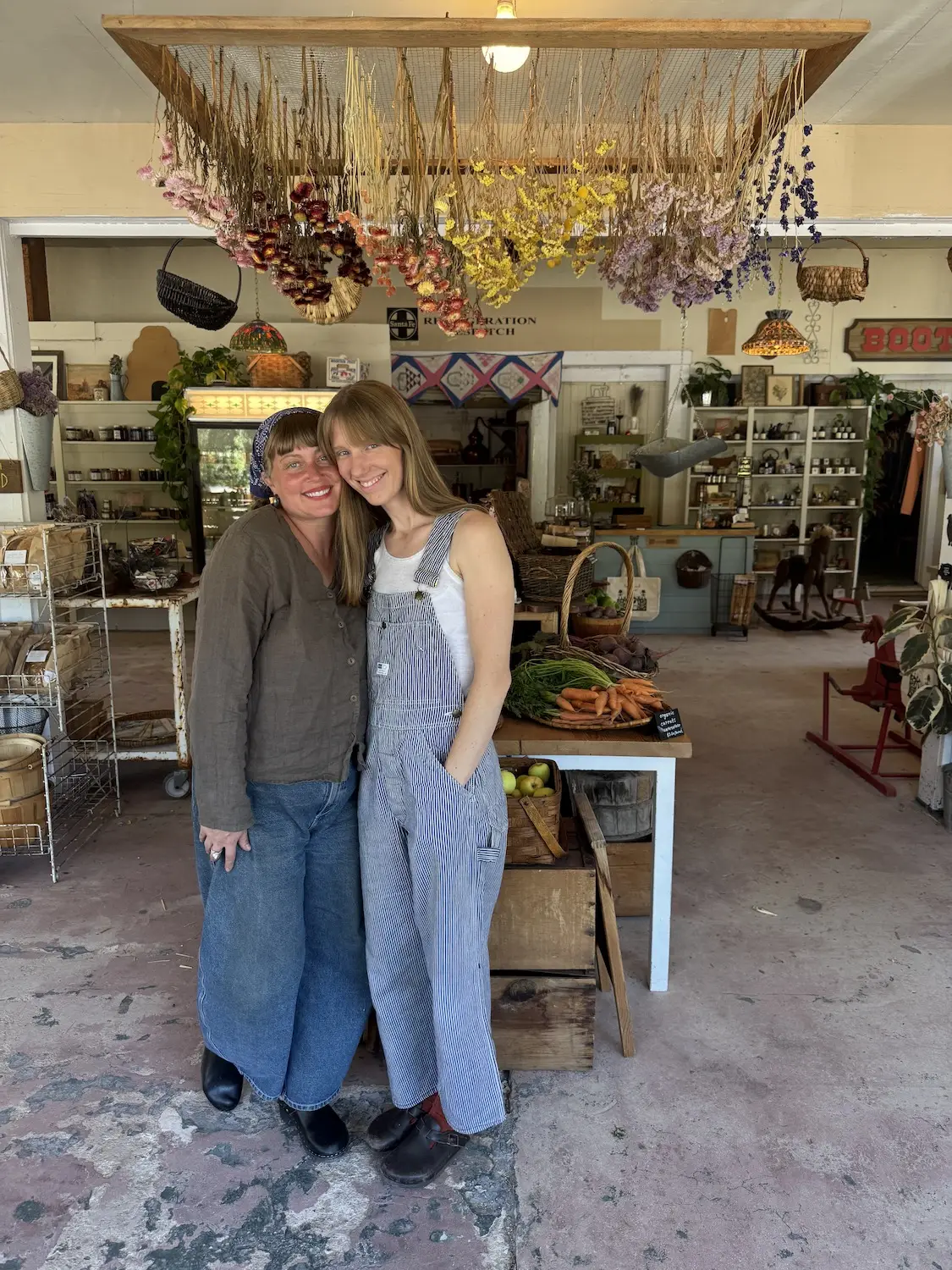 Owners of Julian shop Patchwork Market  Tiffany Lusteg and Alexa Zigman
