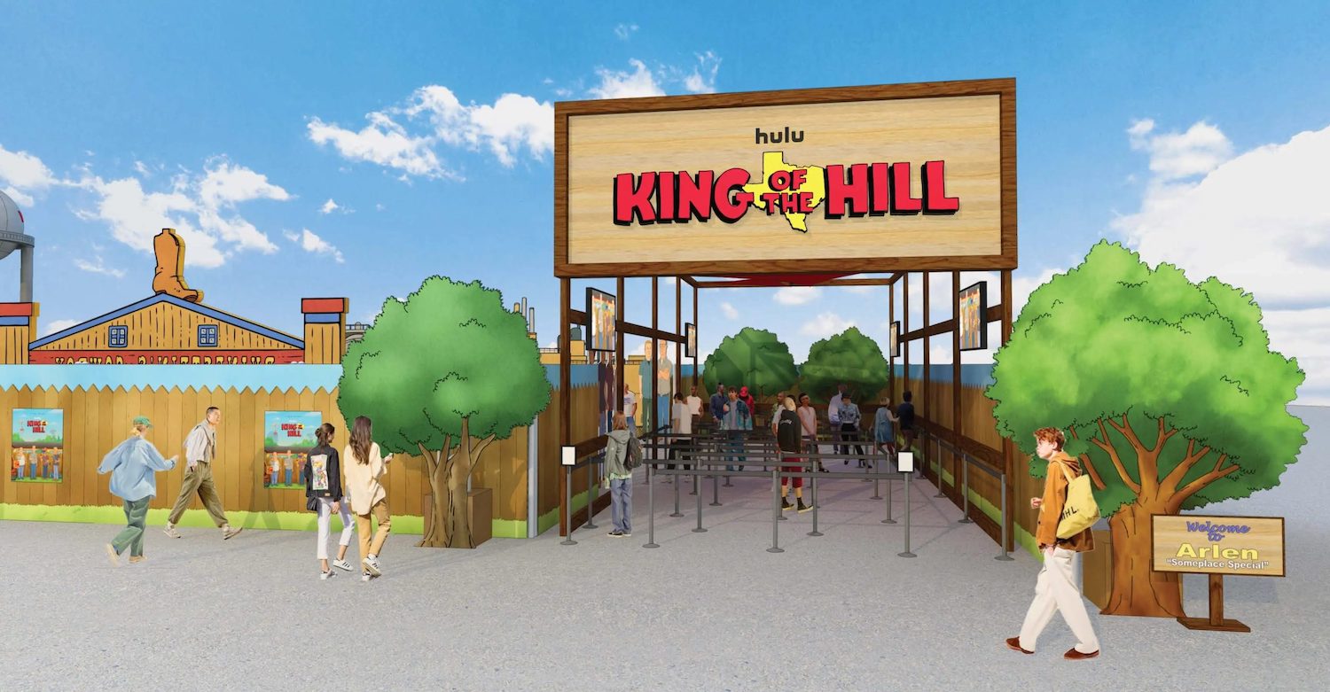 San Diego Comic-Con 2025 free activation event for Hulu's King of the Hill featuring Hank Hill's backyard