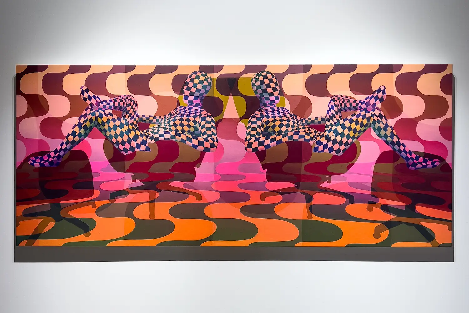 Taylor Chapin's Fever Dreams (2025) painting part of Mashonda Tifrere's curated show "Somewhere in Between," showing at Quint Gallery.