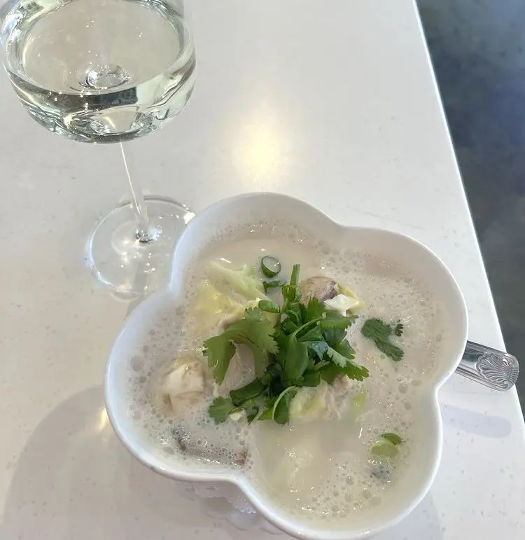 San Diego restaurant What De Health Thai featuring the Tom Kha