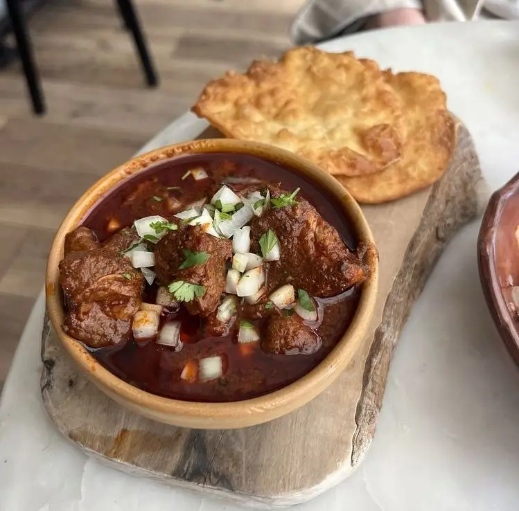 San Diego restaurant Wolf in the Woods in Mission Hills featuring the Carne Adovada dish