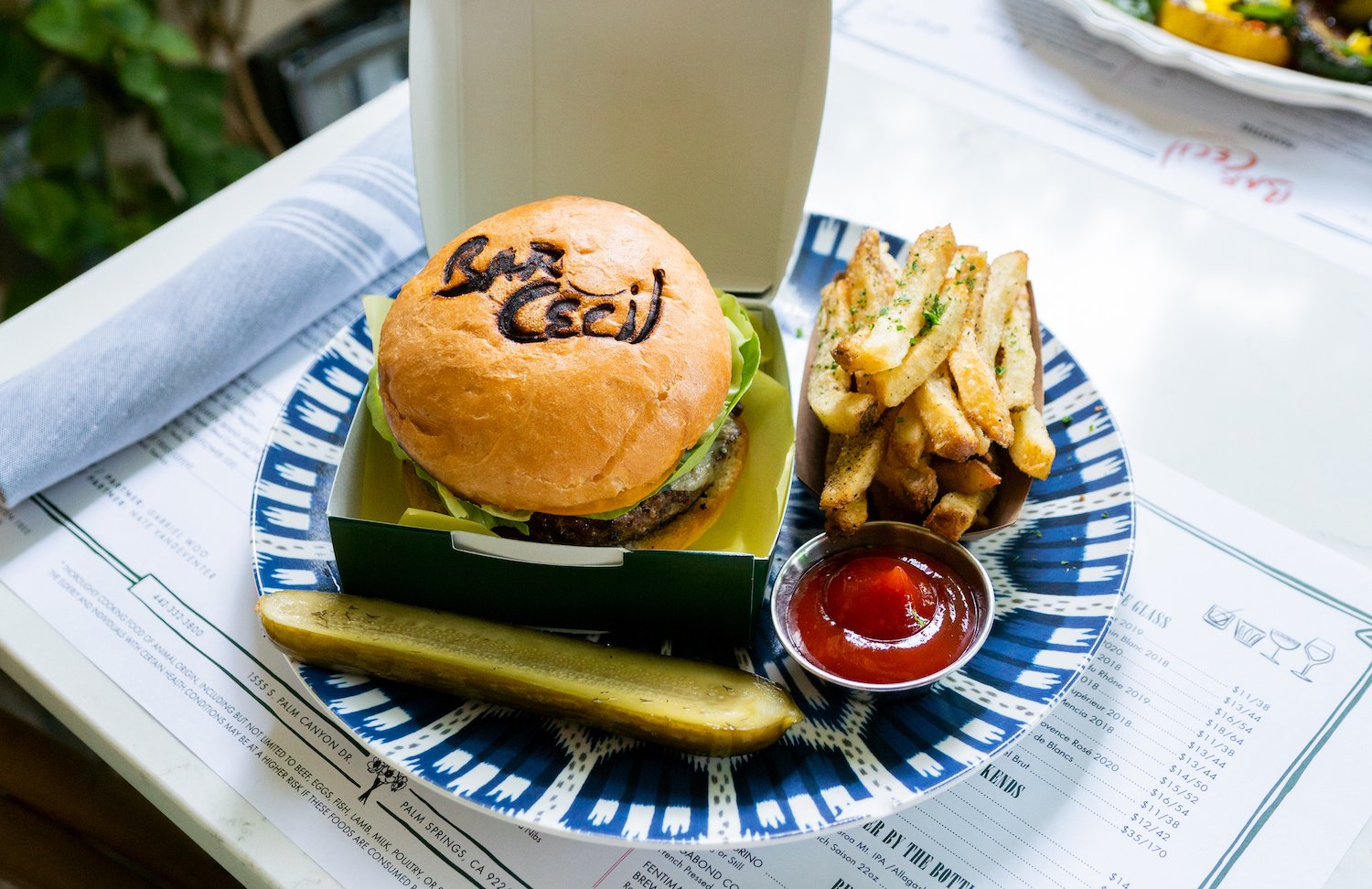 Guide to California's best restaurants from acclaimed chefs featuring Bar Cecil in Palm Springs