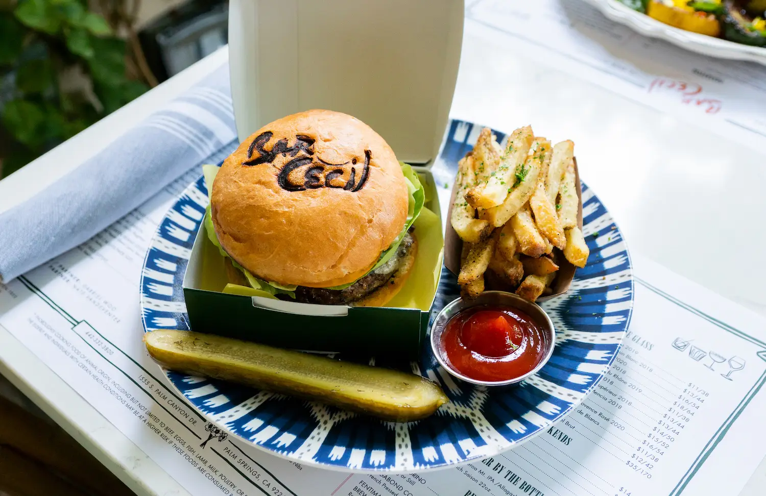 Guide to California's best restaurants from acclaimed chefs featuring Bar Cecil in Palm Springs