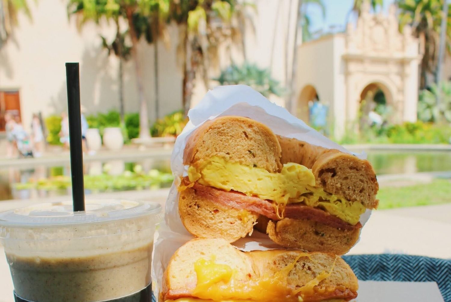 Bagels from San Diego cafe Big City Bagels Cafe