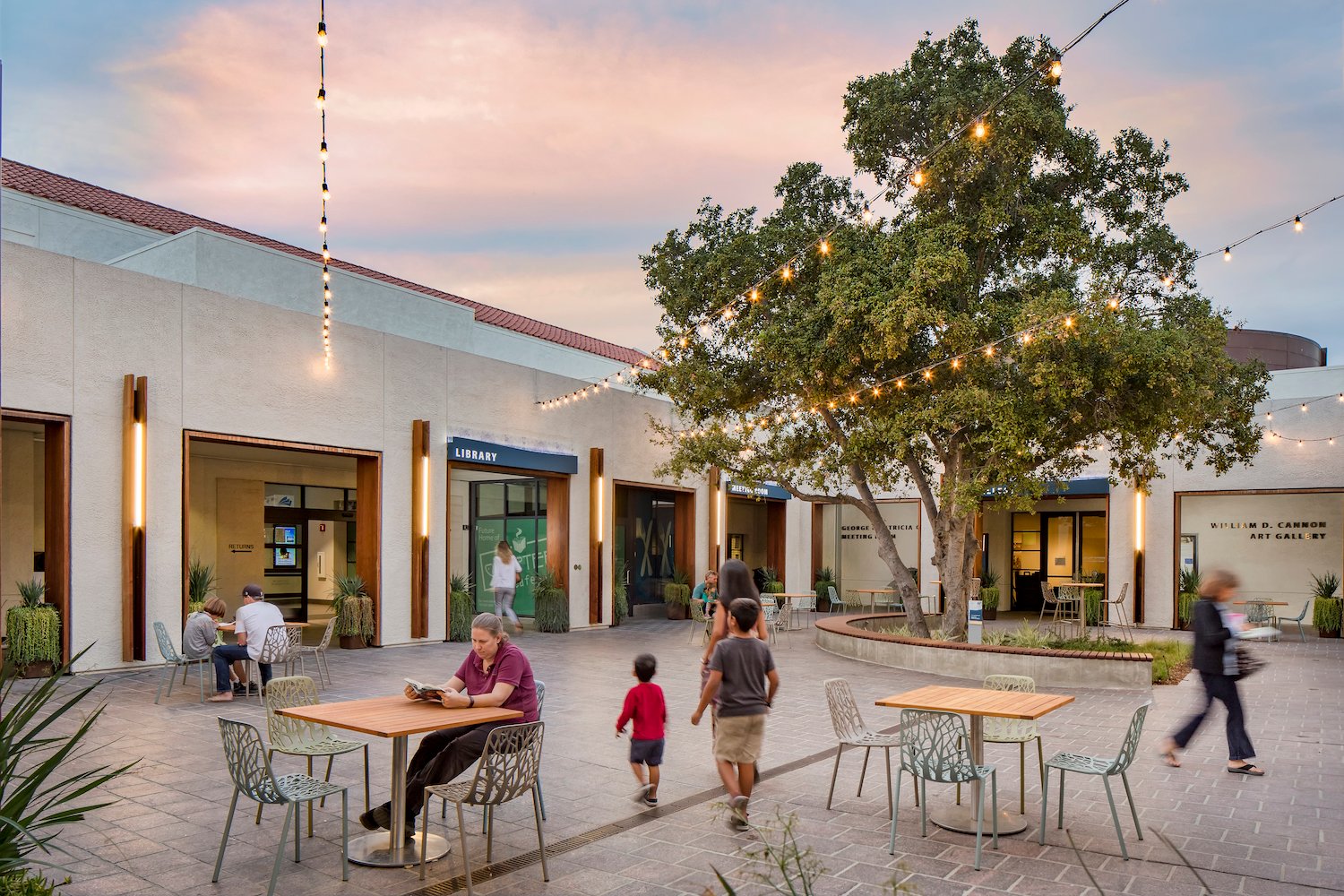 Exterior of San Diego's Carlsbad City Library