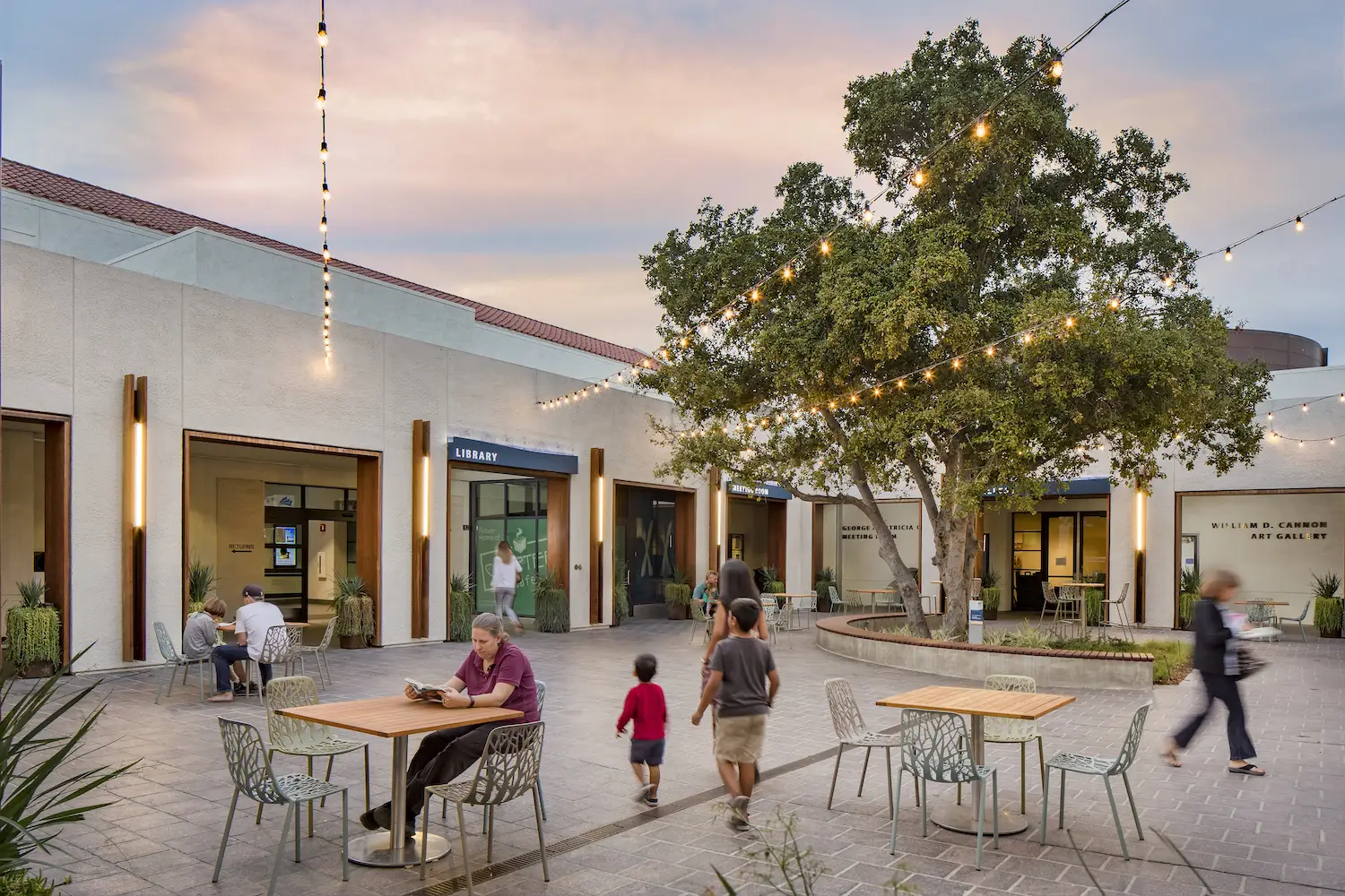 Exterior of San Diego's Carlsbad City Library