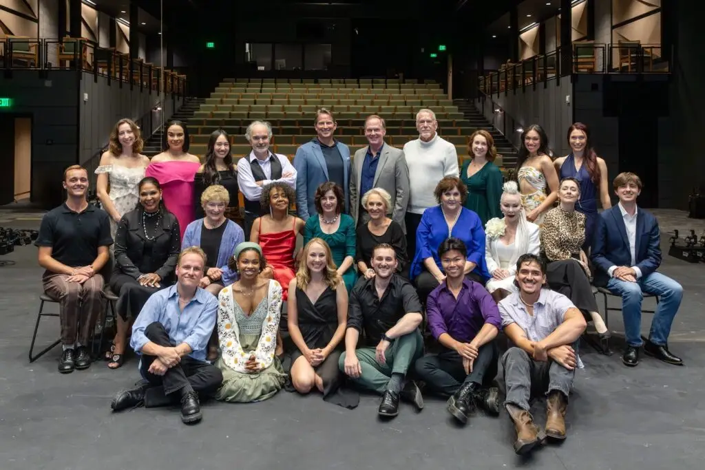 Cast of Cygnet Theatre's 2025 playat Liberty Station's new theater at  the Joan and Irwin Jacobs Performing Arts Center in San Diego