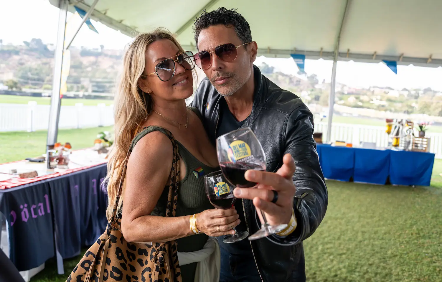 VIP tent at the 2025 Del Mar Wine + Food Festival Grand Tasting event