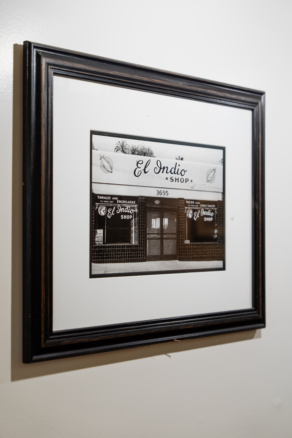 Historic photo of El Indio Mexican Restaurant in San Diego's Middletown opened in 1940