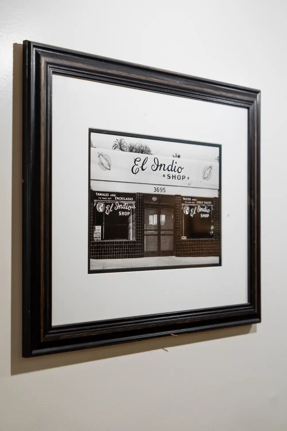 Historic photo of El Indio Mexican Restaurant in San Diego's Middletown opened in 1940