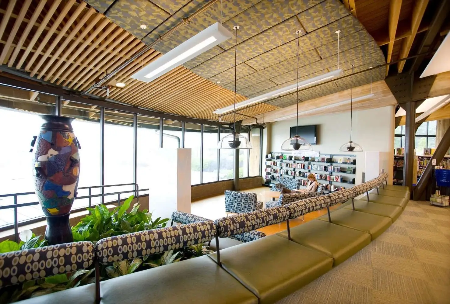 Interior of San Diego's Encinitas Public Library