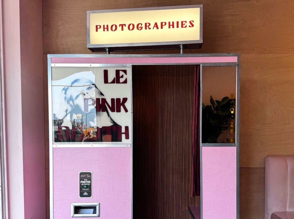 San Diego photo booth at Holy Matcha coffee & tea shop in North Park