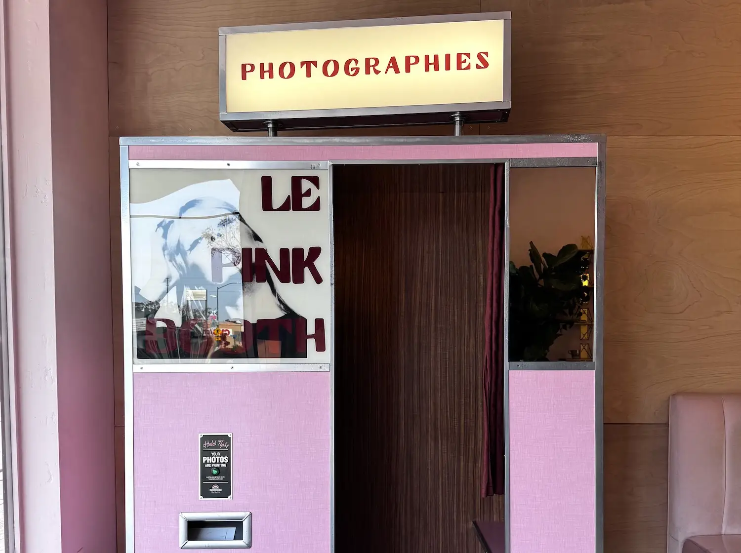 San Diego photo booth at Holy Matcha coffee & tea shop in North Park