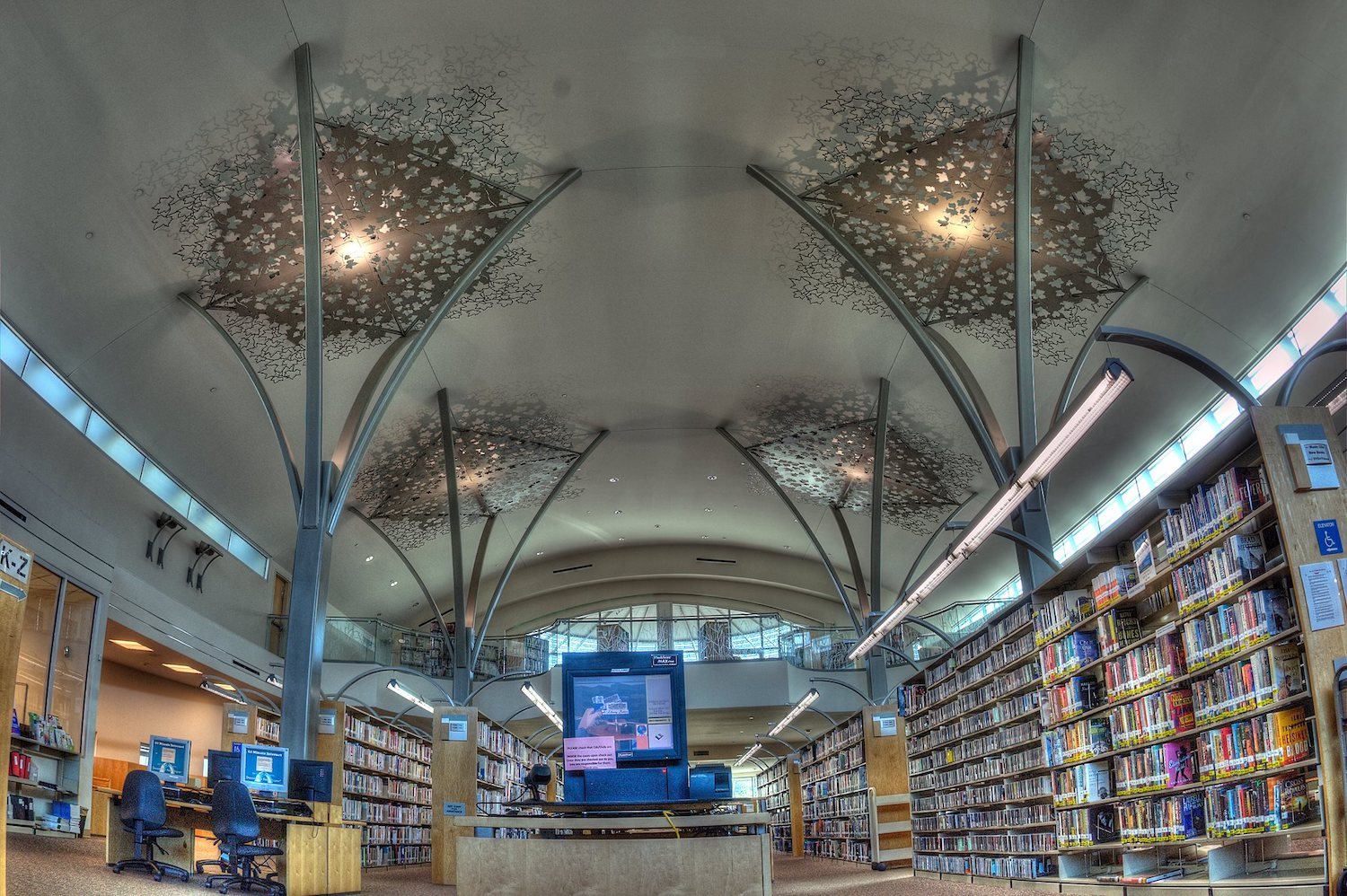 Interior of San Diego's Mission Valley Branch Library