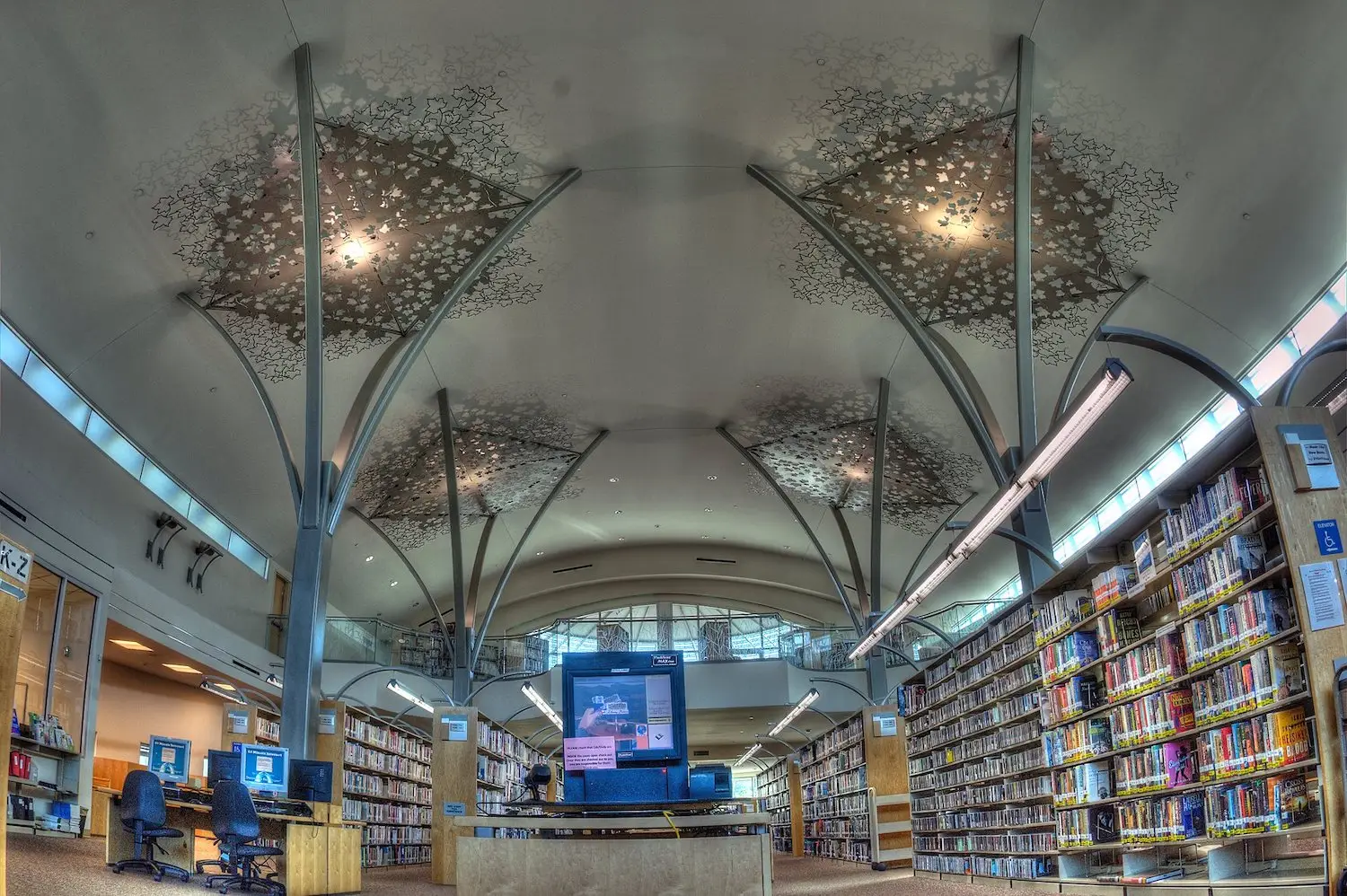 Interior of San Diego's Mission Valley Branch Library