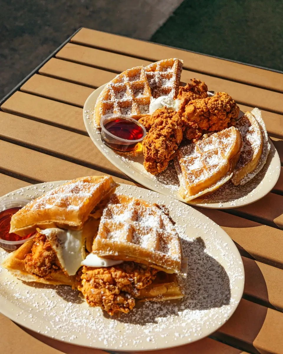 Food from new San Diego restaurant Mom’s Chicken & Waffles Taking Over Lucky’s In North Park