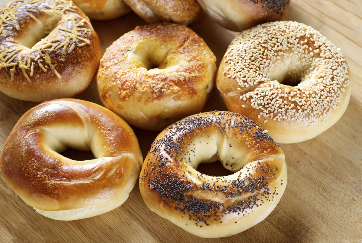 Bagels from San Diego bakery shop New York Bagels & Cafe