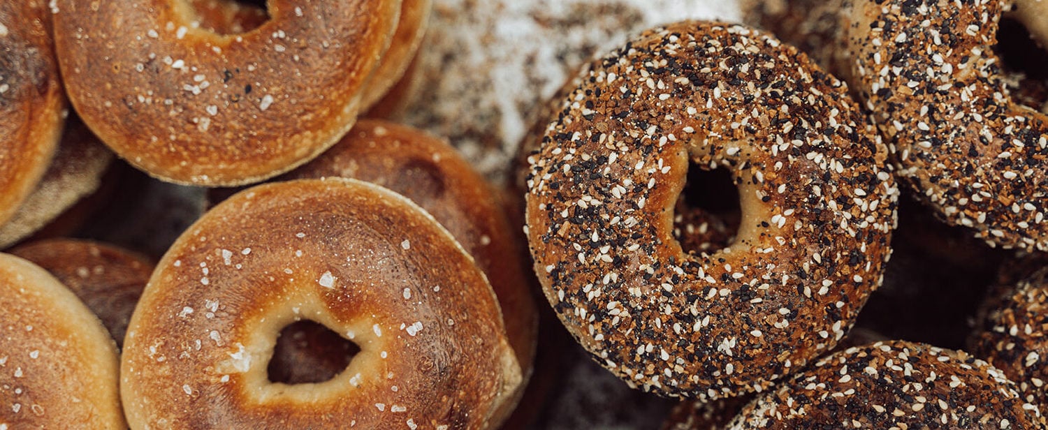 Bagels from San Diego cafe Nomad Donuts in North Park