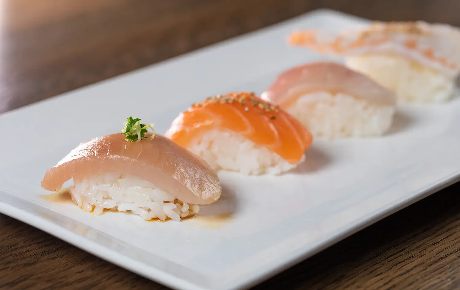 Sushi and nigiri from new San Diego sushi restaurant Sugarfish opening in Little Italy