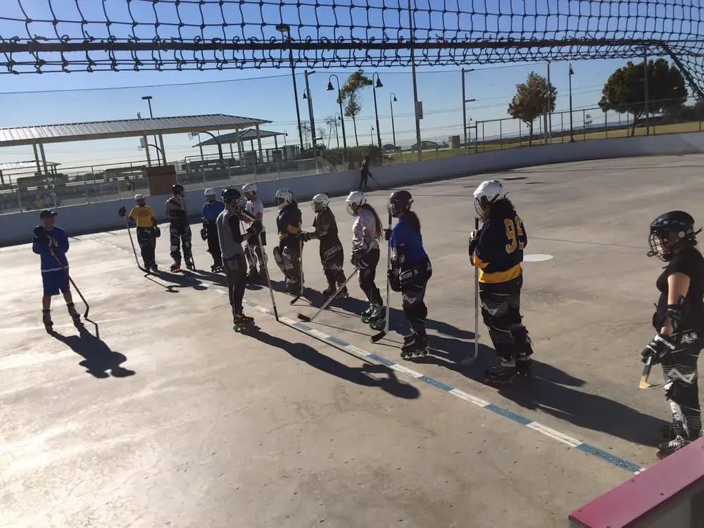 Roller-hockey rink at Chula Vista's Sunset View Park