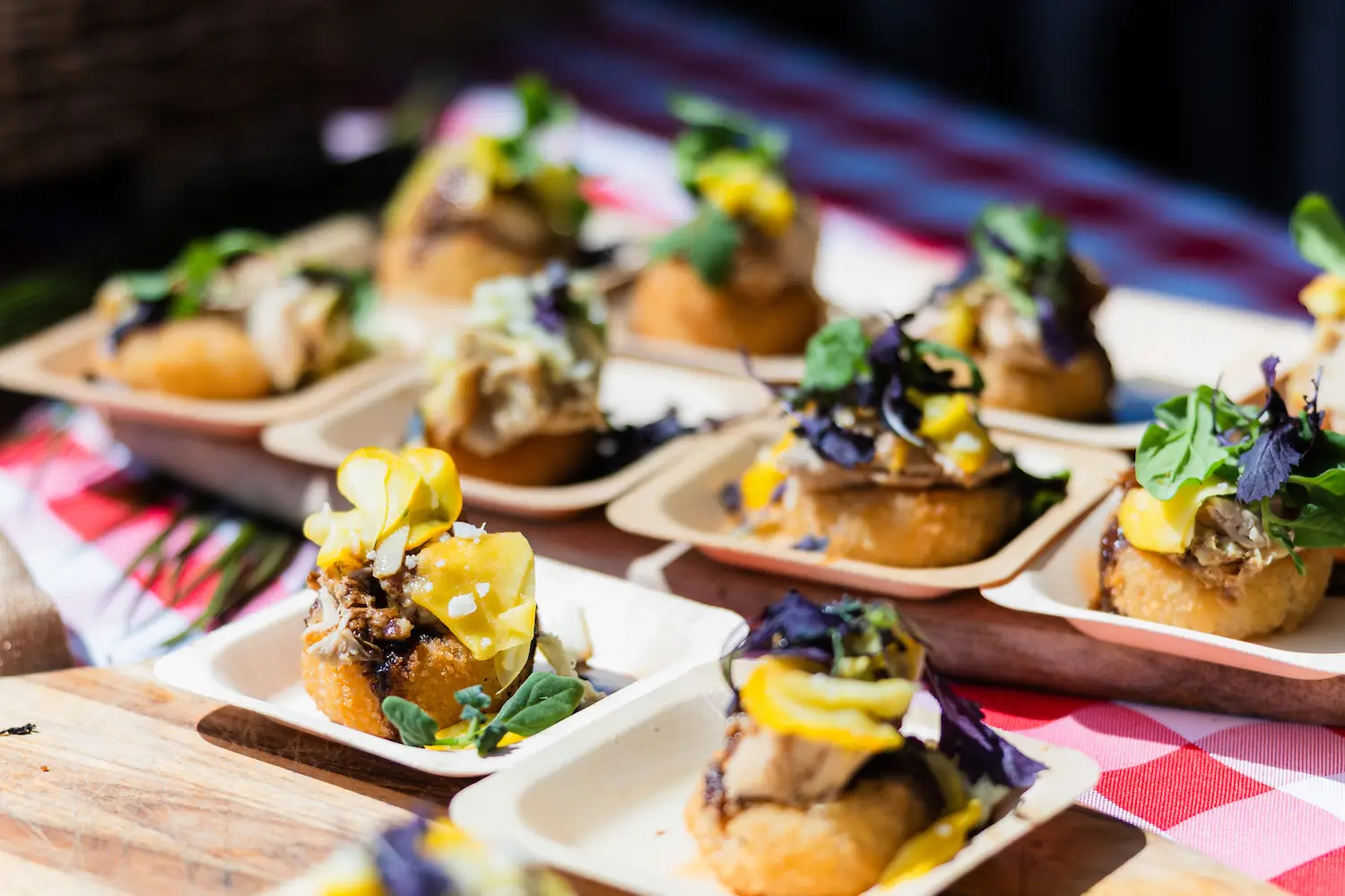 Food from the 2025 Del Mar Wine + Food Festival Grand Tasting
