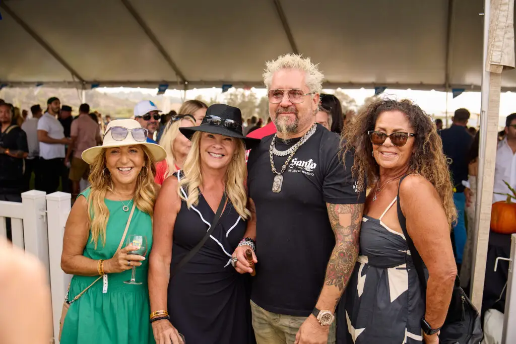 Photo gallery from the 2025 Del Mar Wine + Food festival event featuring Guy Fieri at the Grand Tasting