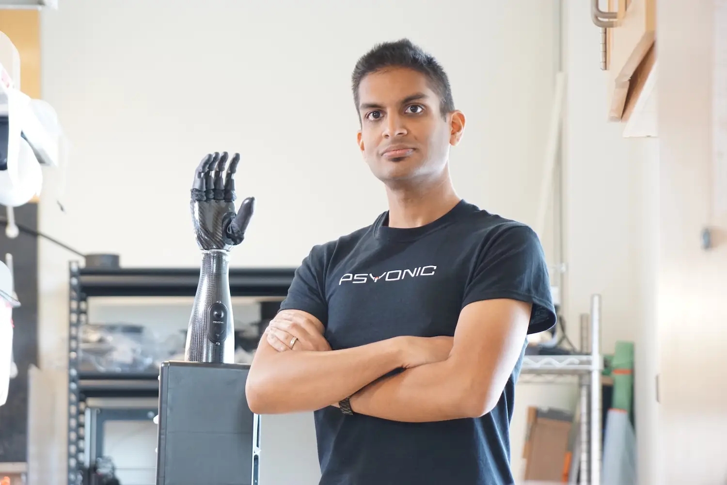 CEO and founder of Psyonic bionic limb company Dr. Aadeel Akhtar