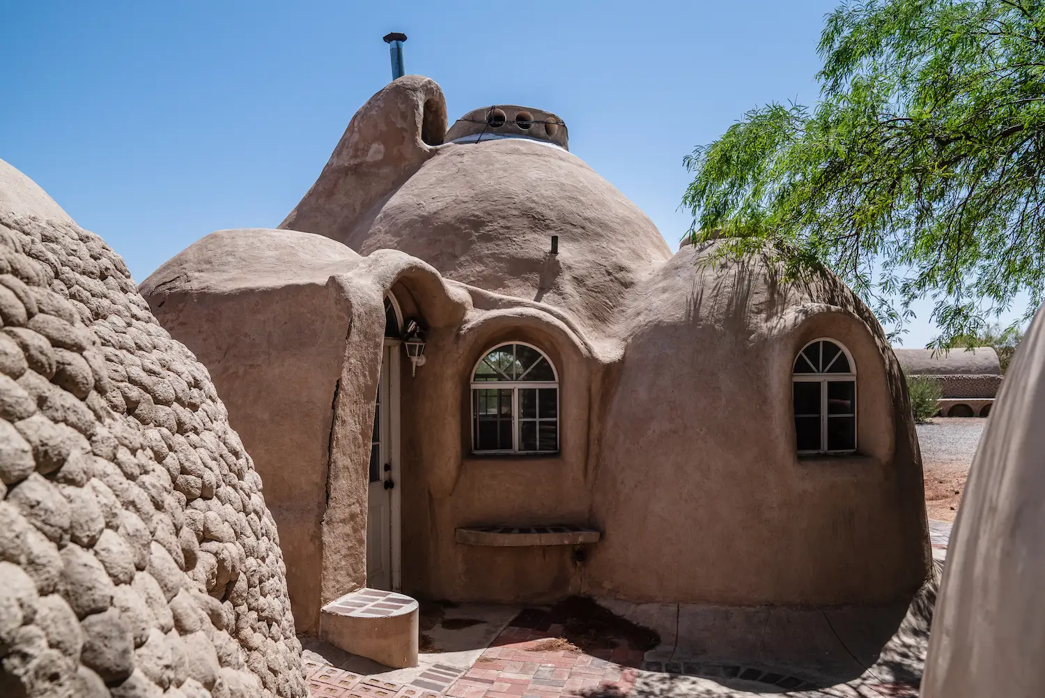 CalEarth SuperAdobe fire-resistant home structures based on indigenous homes