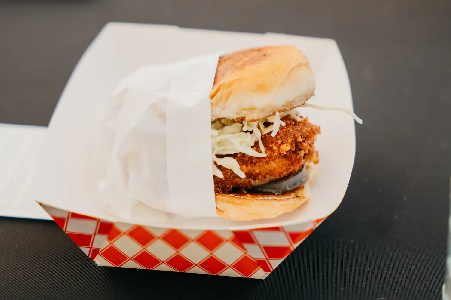 Chicken Sandwich from Asian pop-up restaurant 86'd which is opening a brick-and-mortar spot in North Park called Common Table