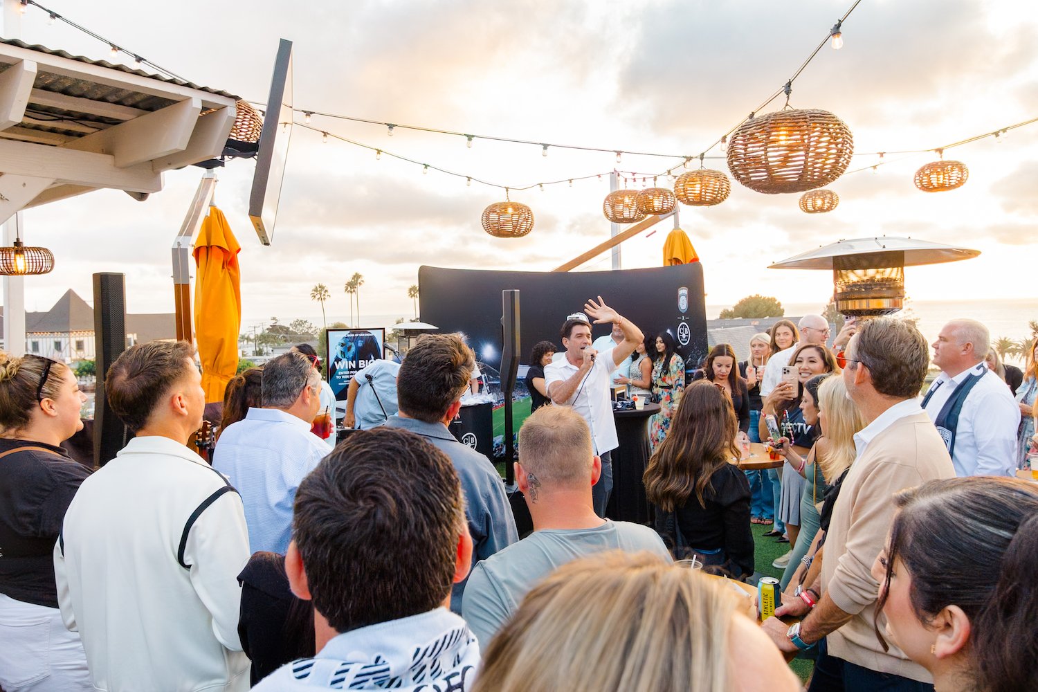 Photo gallery from the 2025 Del Mar Wine + Food festival event featuring the Opening Night Party