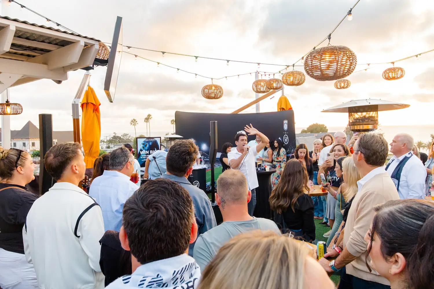 Photo gallery from the 2025 Del Mar Wine + Food festival event featuring the Opening Night Party