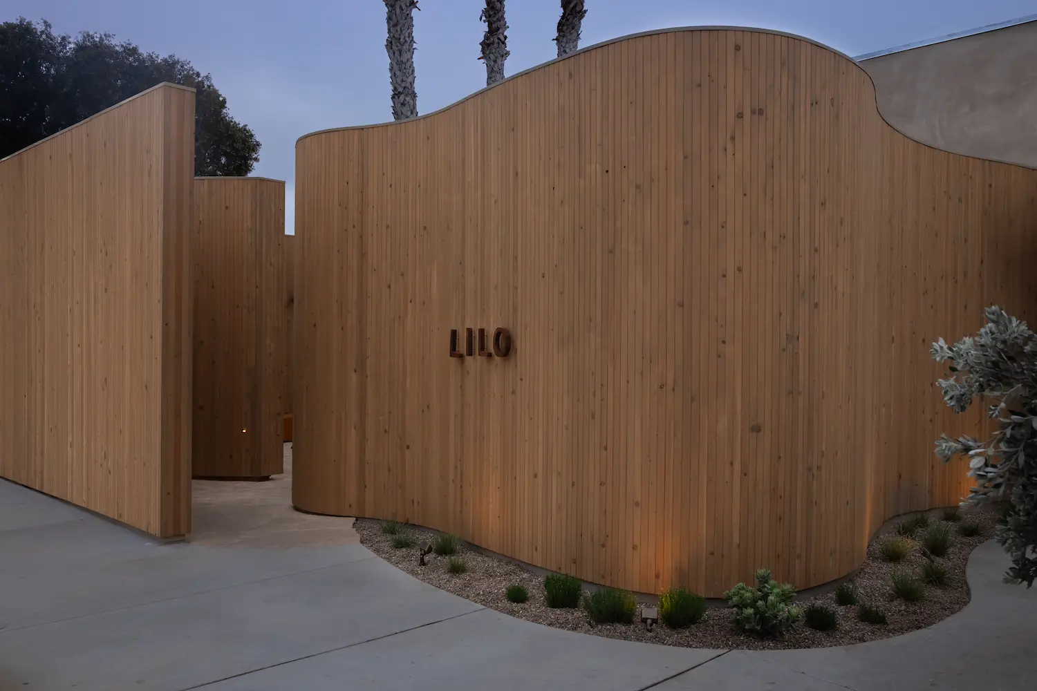 Exterior of San Diego Michelin star restaurant Lilo in Carlsbad