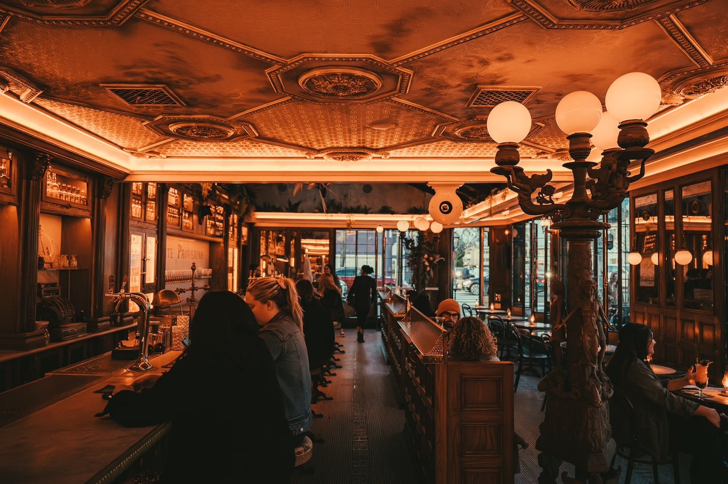 Interior of San Diego cocktail bar Polite Provisions in North Park