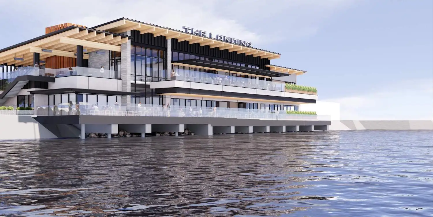 Rendering of new San Diego port development called The Landing by Brigantine restaurant group