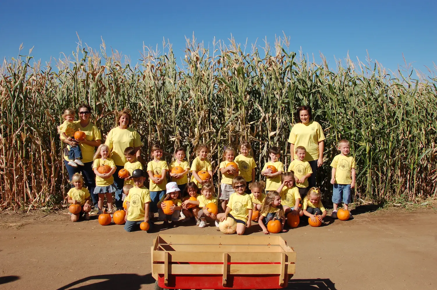 San Diego pumpkin patch at Mountain Valley Ranch in Ramona