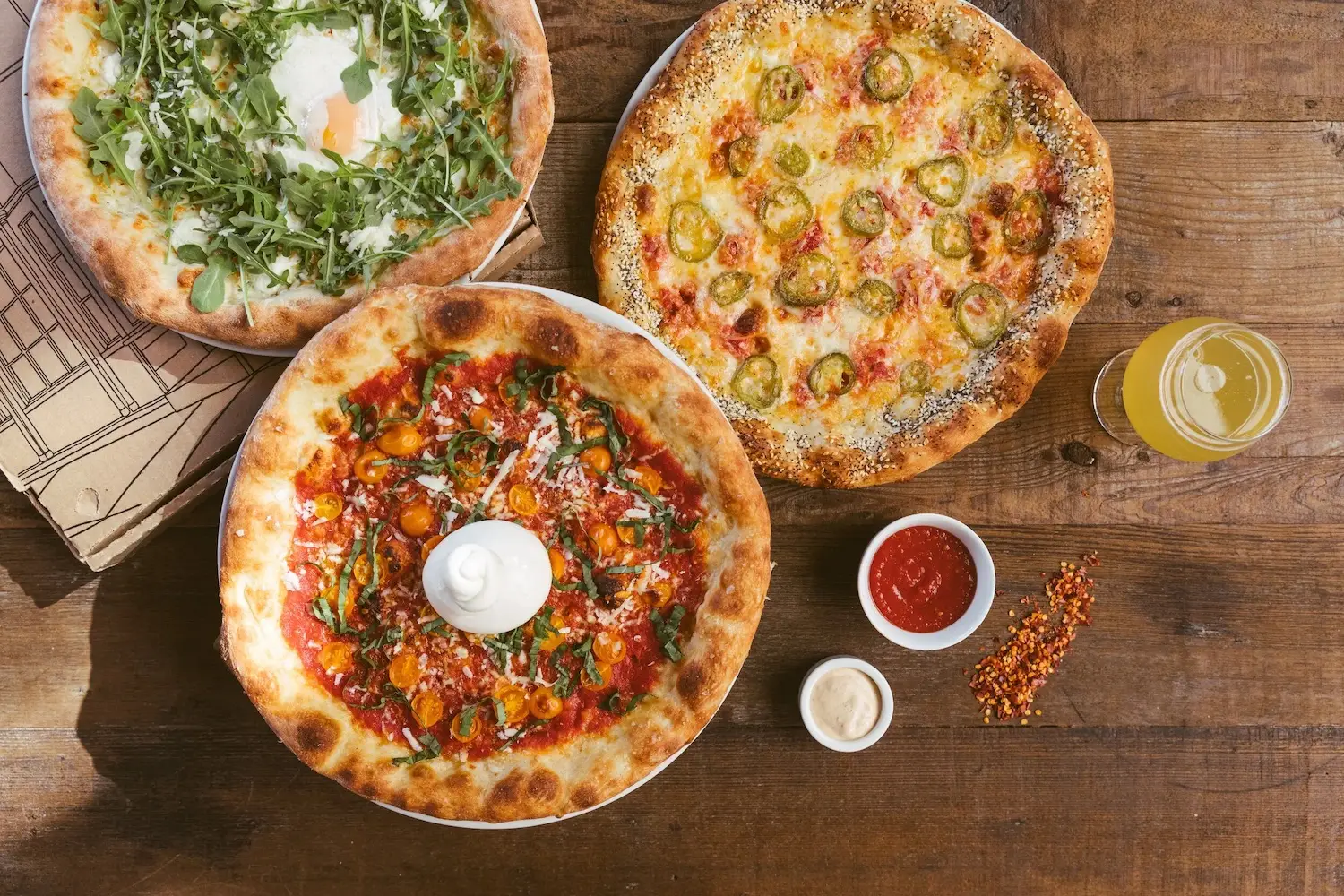 Food from San Diego restaurant Tribute Pizza in North Park
