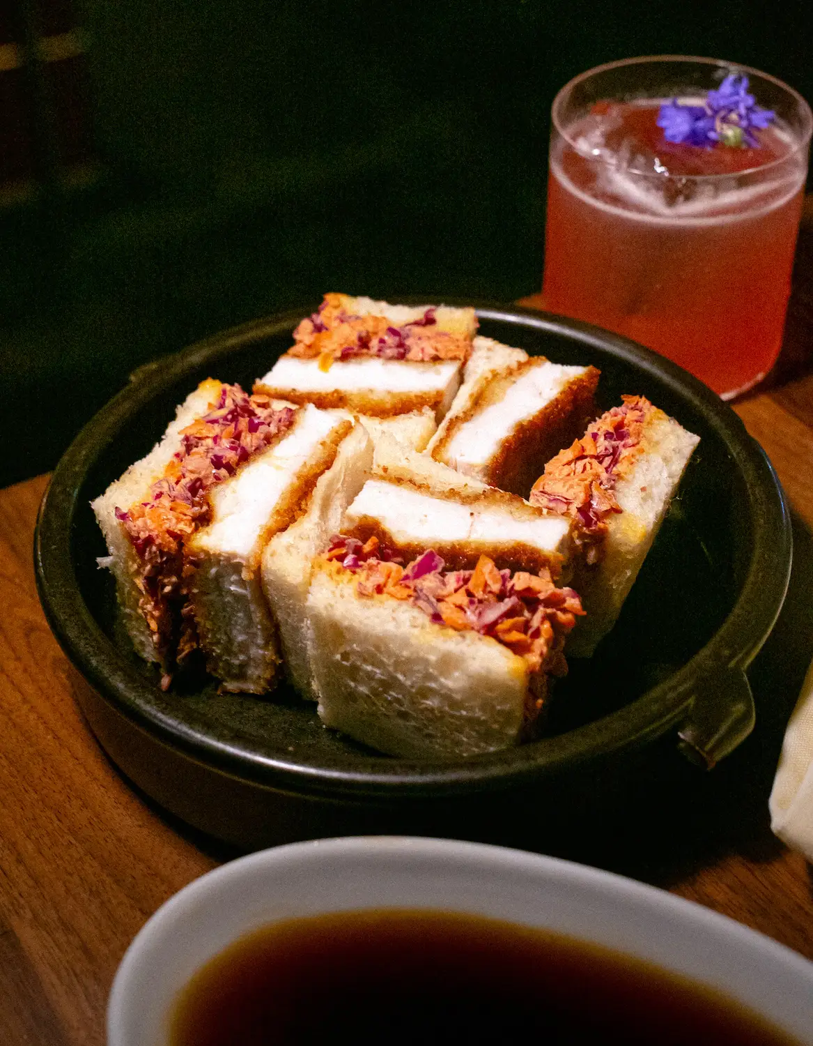 Katsu Sando food dish from San Diego restaurant Nómade