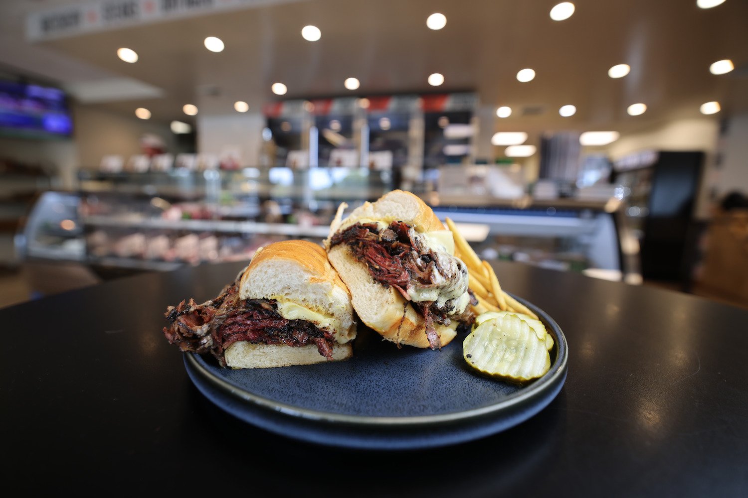 Meat Up Pastrami Sandwich from San Diego restaurant Ranch 45 in Solana Beach