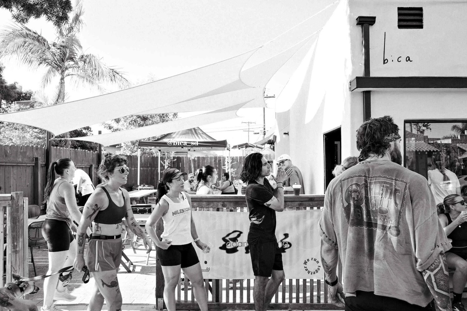 San Diego social club featuring Adams Run Club at Bica in Normal Heights