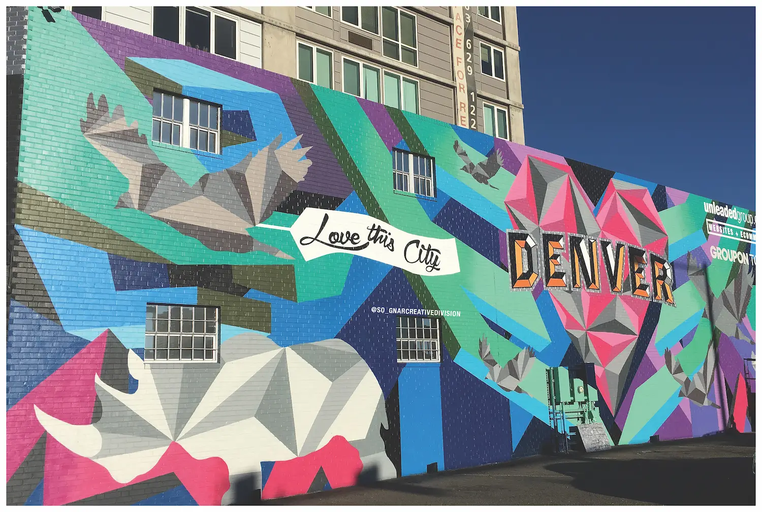 River North or Five Points Denver mural by So-Gnar Creative Division