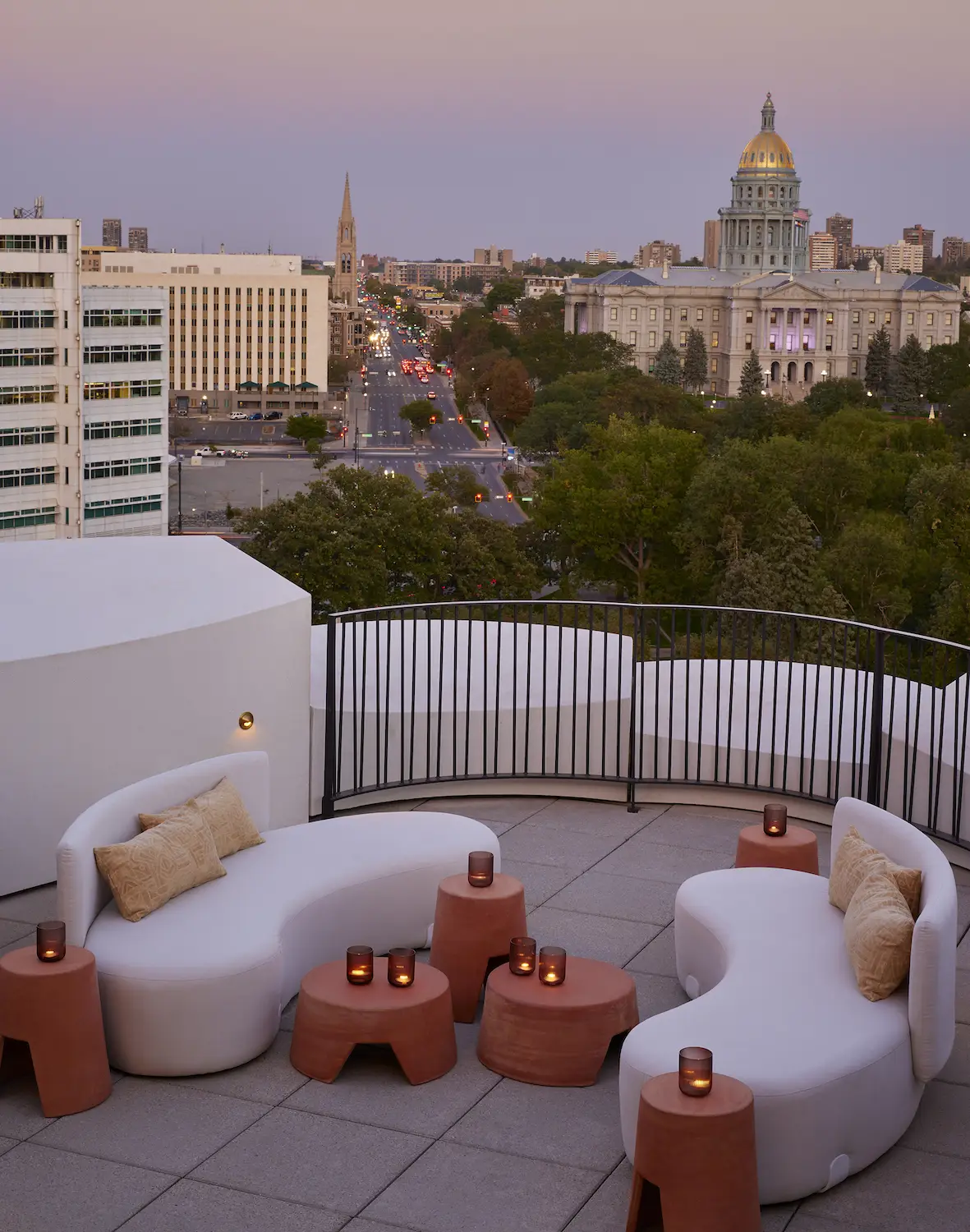 View from Denver rooftop restaurant Stellar Jay