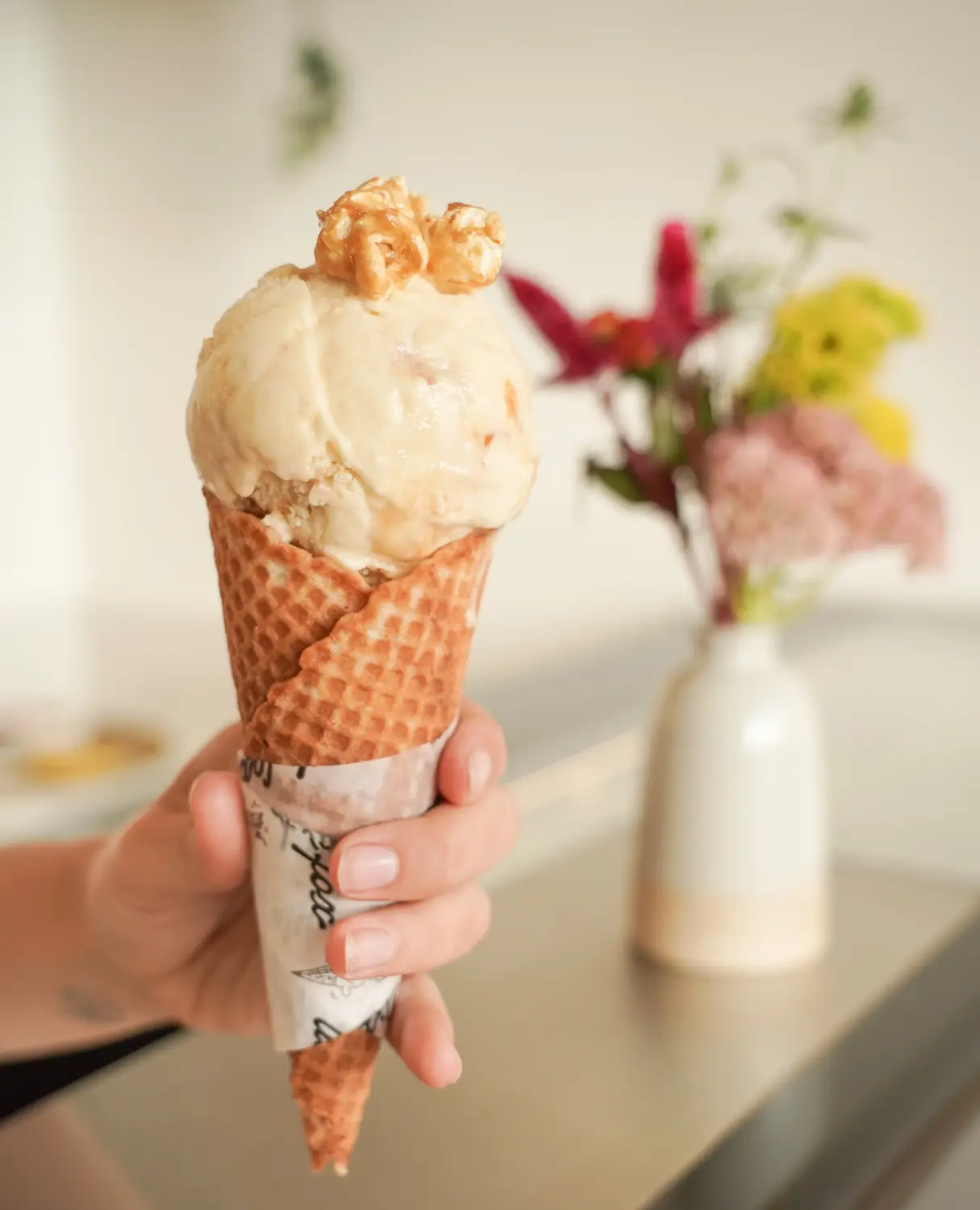 Once Upon a Time in Hollywood ice cream flavor from Little Fox Cups & Cones
