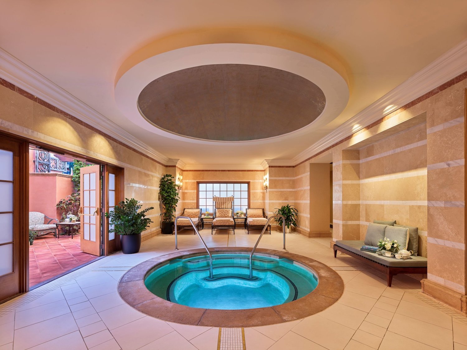 Interior of Fairmont Grand Del Mar's newly renovated spa
