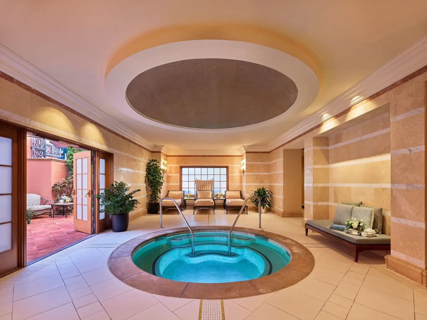 Interior of Fairmont Grand Del Mar's newly renovated spa