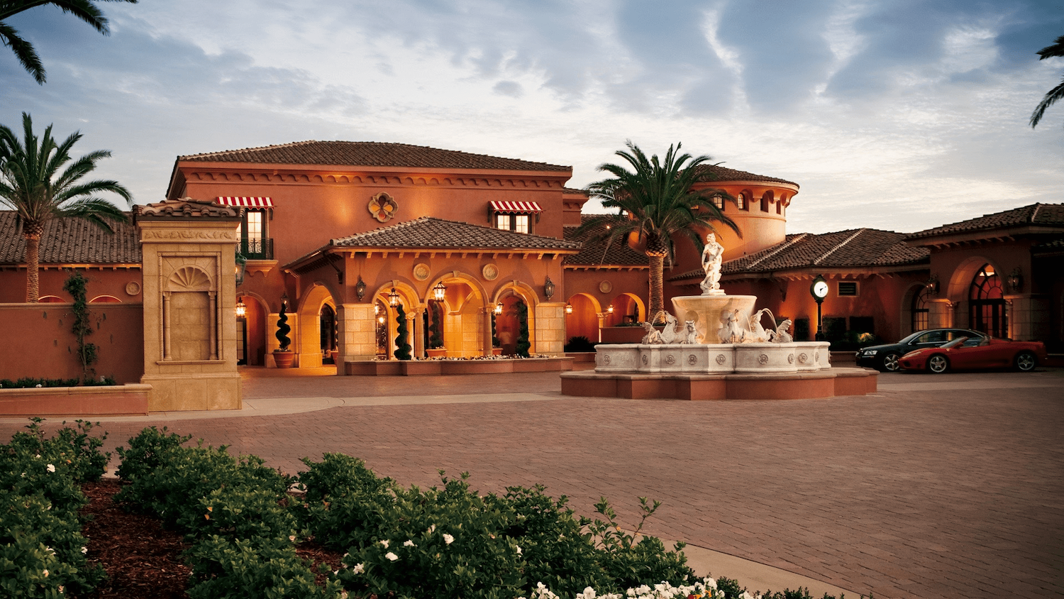 Exterior of San Diego luxury hotel Fairmont Grand Del Mar in North County